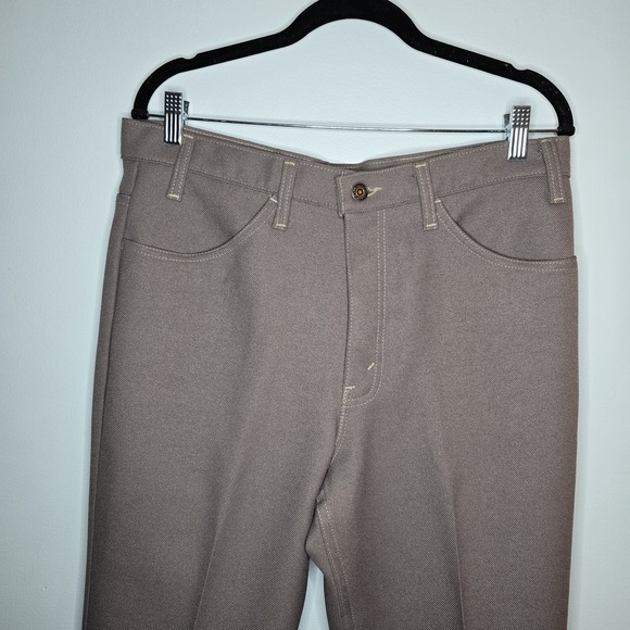 Vintage Levis Dress Pants 90s Scoville Slacks Trousers Mens 35x32 Grey - Picture 2 of 9